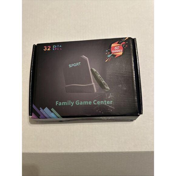 Other - 32 Bit TV Video Game Center for Kids with 60 Built In Games. Box Damaged